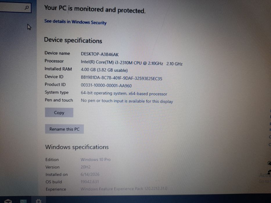 Laptop ACER E1-531 i3