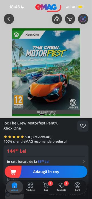 CD Xbox:The Crew Motorfest