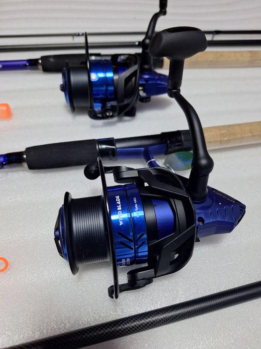 Set 2 lansete Saimino TFD 5 Feeder 3.90m 60-180g + 2 WindBlade R28- 60