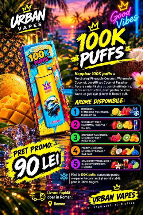 Bang King 100k Puffs