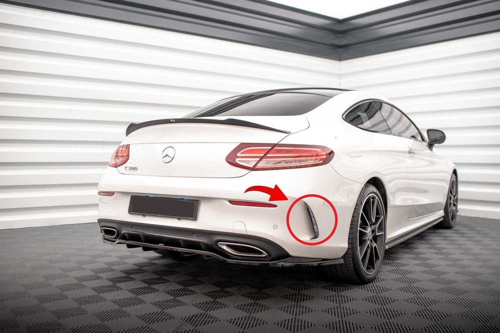 Ornamente Splitere Flapsuri Bara Spate Mercedes C Coupe W205 AMG