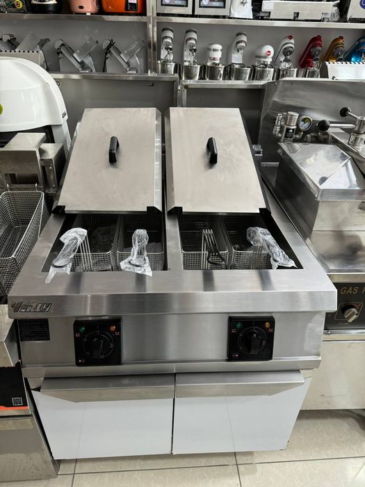 Фри аппарат фритюр перашка учун чикен учун ускуналар