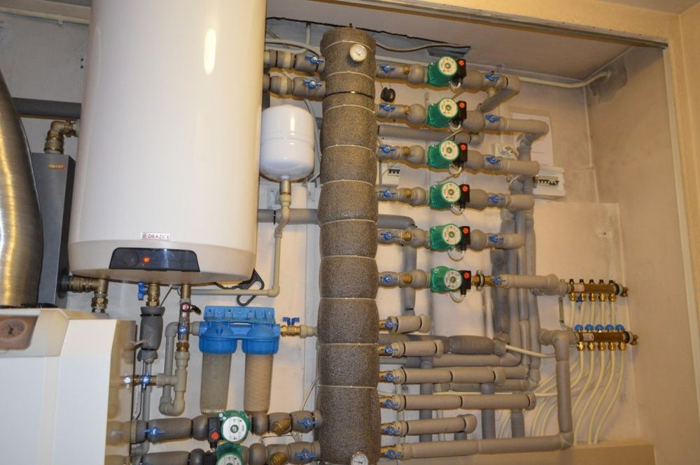 Газовый котел установка