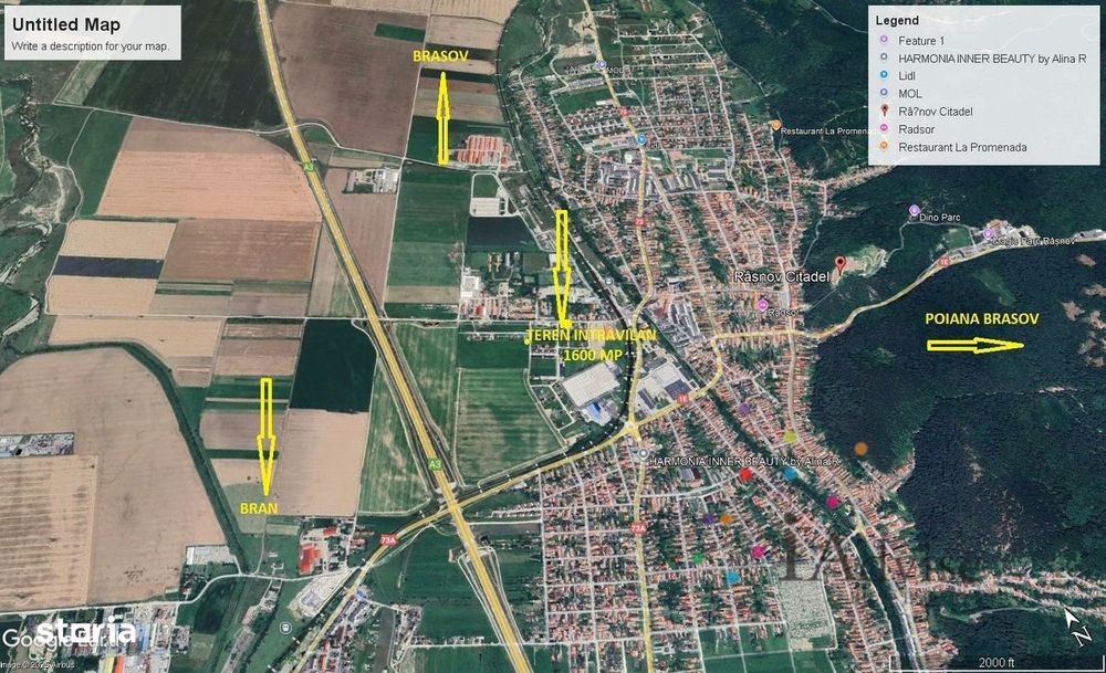 Teren intravilan Râșnov