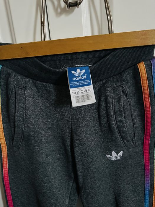 Pantaloni de trening adidas pentru copii,din bumbac, potriviti 7/8 ani