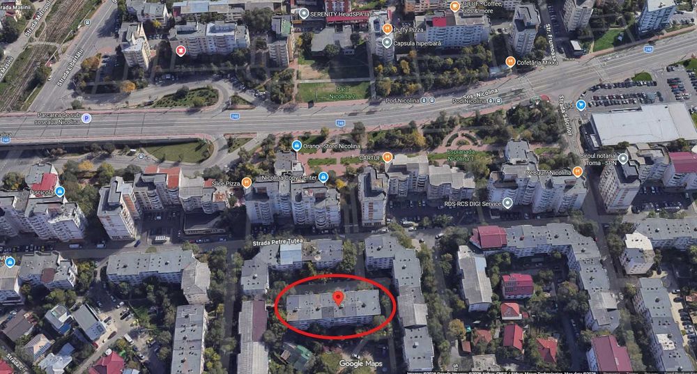 Persoana fizica - Apartament cu 1 cameră – Nicolina, Iași – 350 €/lună