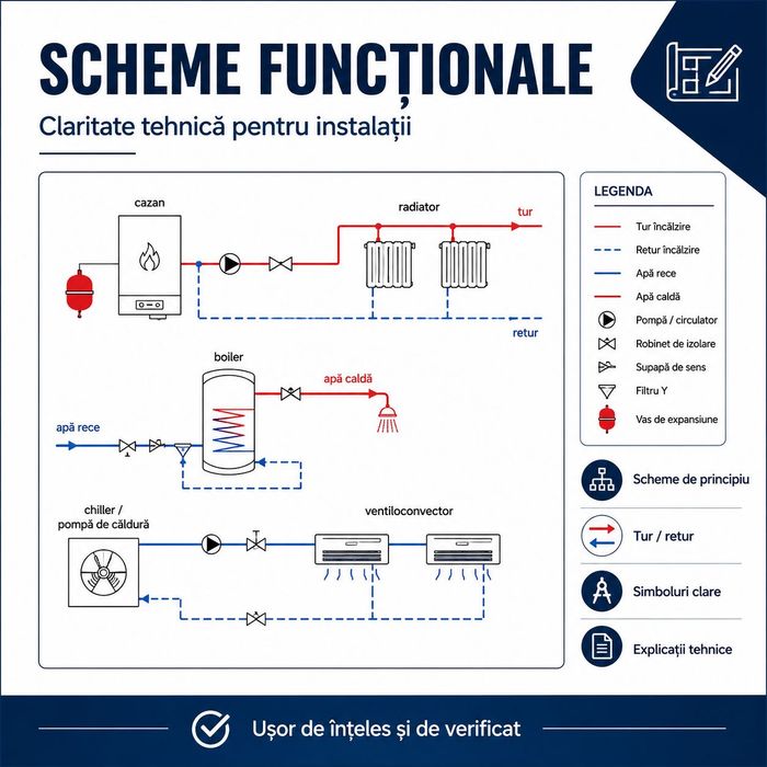 Desenare Tehnică AutoCAD Revit 3D /  Instalații HVAC Sanitare Licență