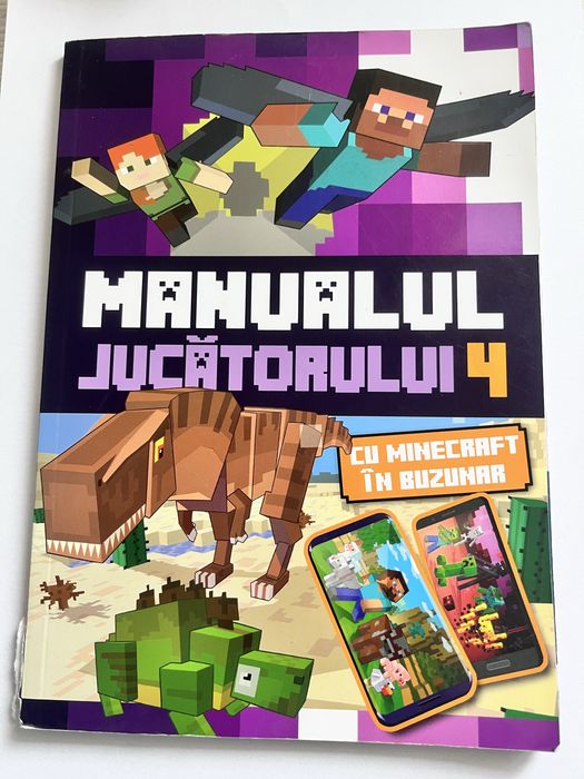 Minecraft – Manualul Jucătorului 4 | Carte originală | Preț mic