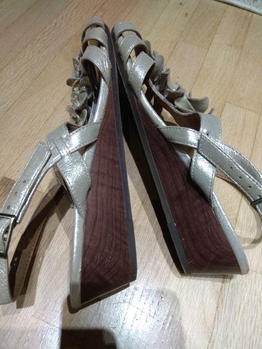 Сандали естествена кожа Clarks/ Кларкс 37-38#