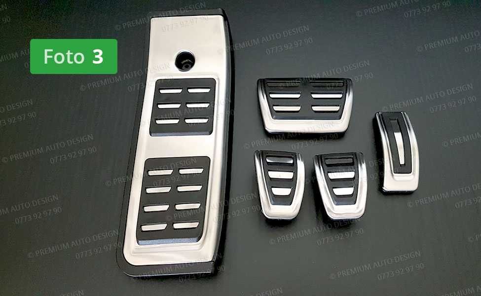 Ornamente INOX pedale - Audi / VW / Skoda / Seat   (diferite modele)