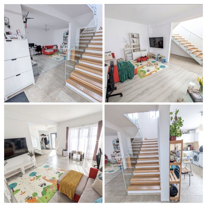 Vila 4 camere Tunari-intrare Pipera, complet mobilata, panouri solare