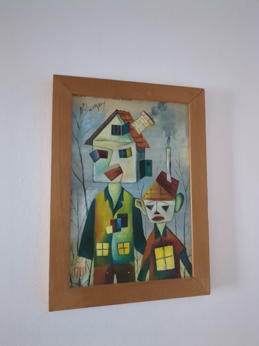 Tablou - La Plimbare (Aurel Gheorghiu Cogealac)