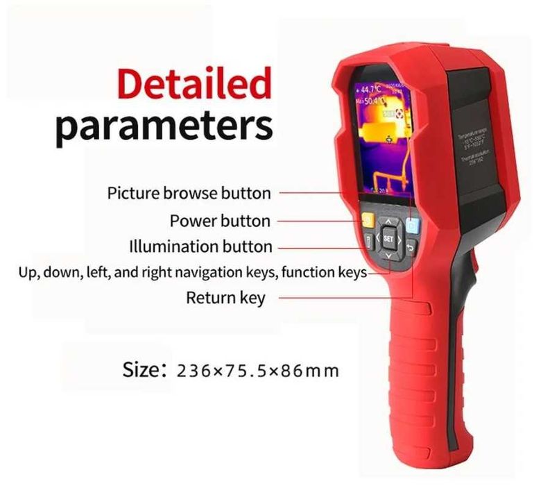 Тепловизор  UNI-T UTi260B PRO 256*192 teplovizor