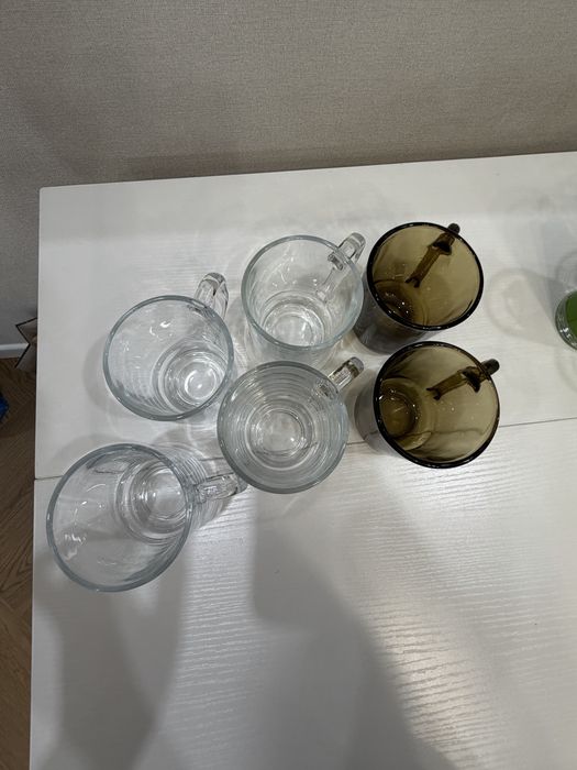 Кружки стекляные