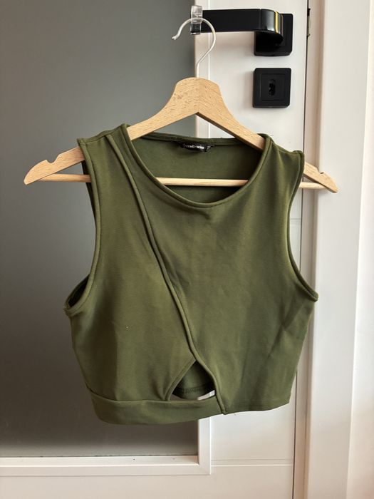 Зелен къс топ Stradivarius