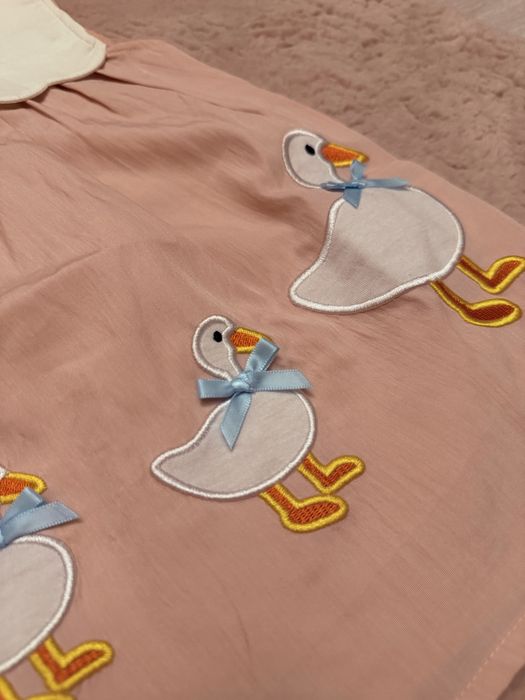 Rochie bebelusi cu ratuste 6/9 luni