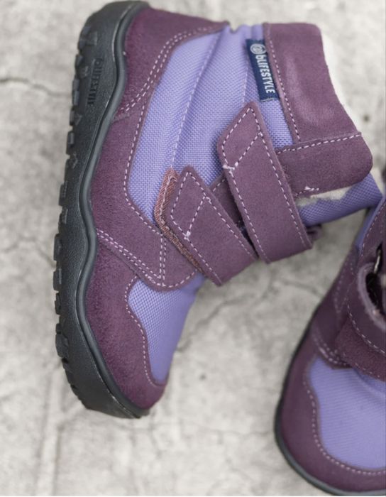 Ghete Barefoot impermeabile îmblănite, marime 22 - BLifestyle Lila