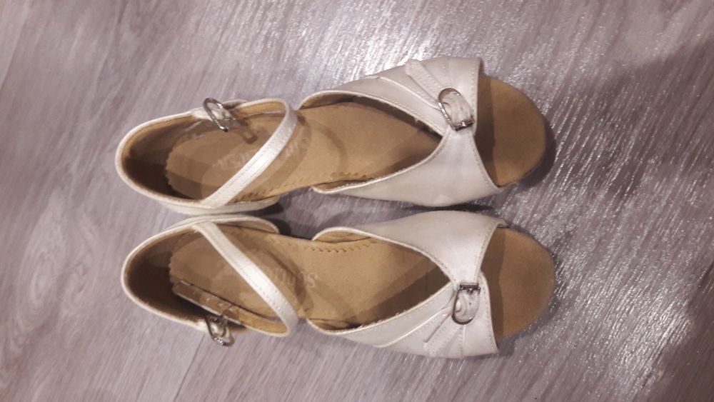 туфли бальные б.у кожа