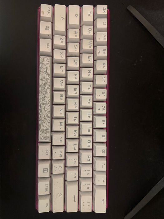 Клавиатура hyperx alloy origins 60 белая