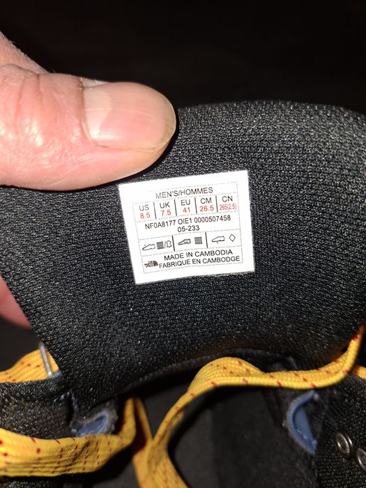 обувки the north face