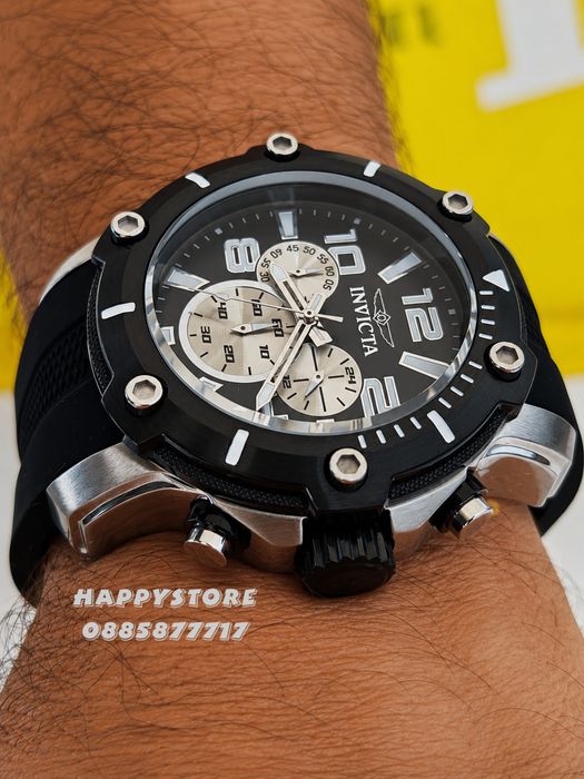 INVICTA Diver Black/Silver 52 mm, Инвикта нов мъжки часовник