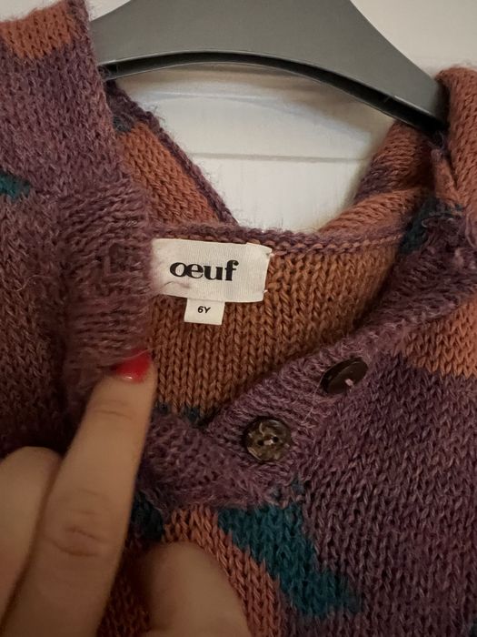 Hoodie Oeuf 6 ani mandarine