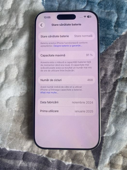 Iphone 16 pro/91%baterie