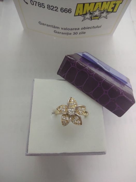 Inel floare StarAmanet (efn)