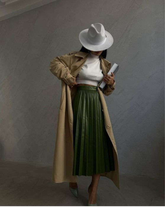 Кожени поли