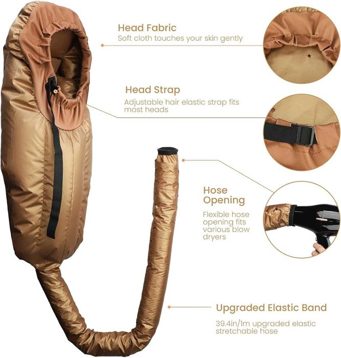 Дифузер с шапка за сешоар Bonnet. Голяма приставка