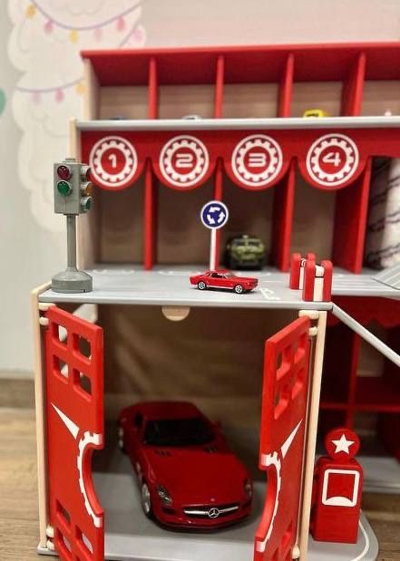 Паркинг парковка автогородок дороги машинки поезд