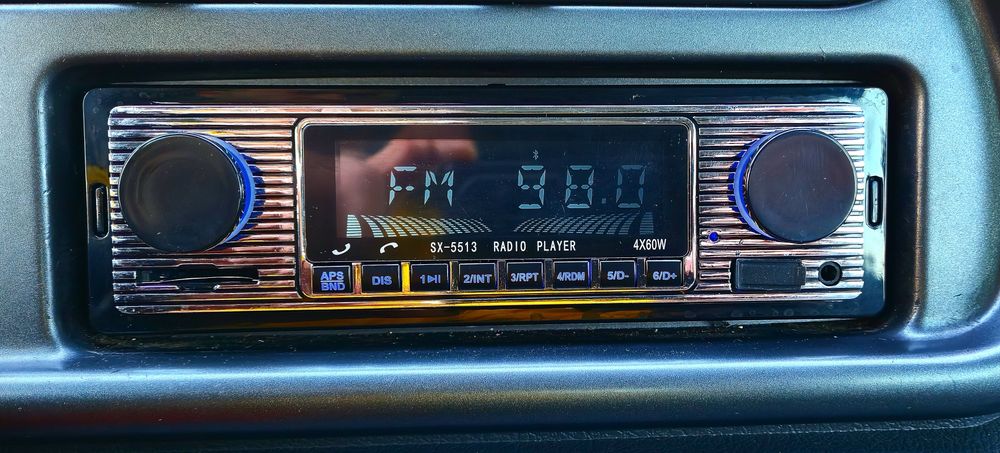 Player radio digital auto cu telecomanda,bluetooth, 12V, HD, TF card,