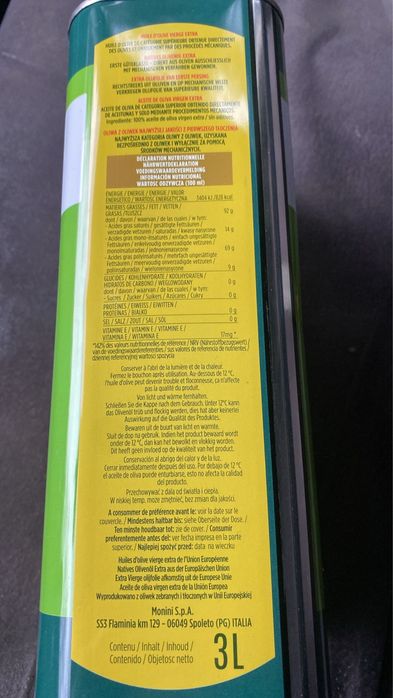 Ulei de Masline Extravirgin Monini Italia