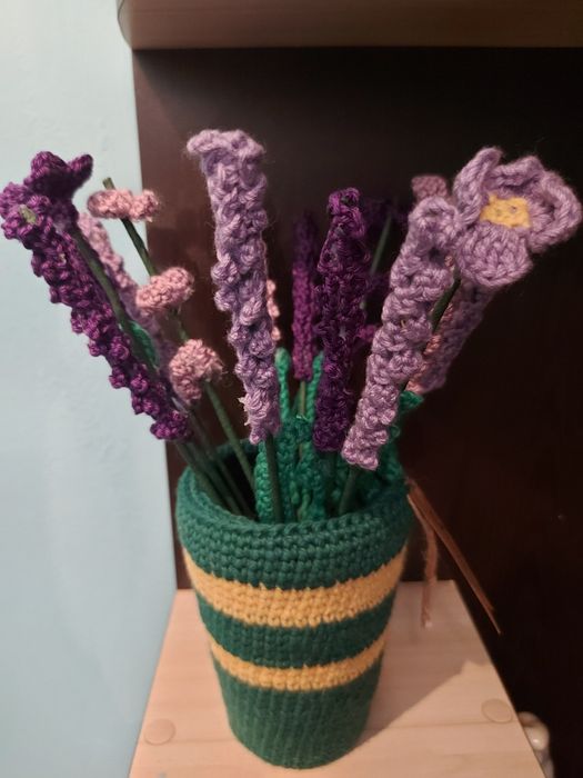 Плетен букет лавандула