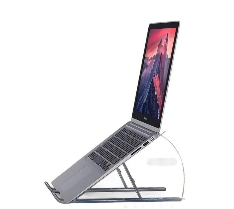 Suport stand universal de aluminiu : laptop/tabletă/telefon/tastatură