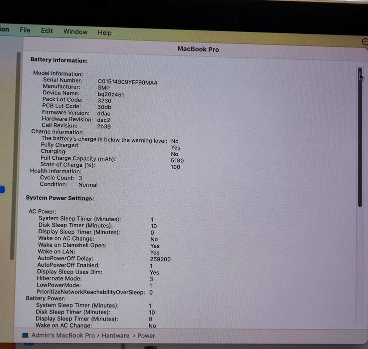 Лаптоп Apple MacBook Pro 13" (2017) i7 16 Ram 512 ssd