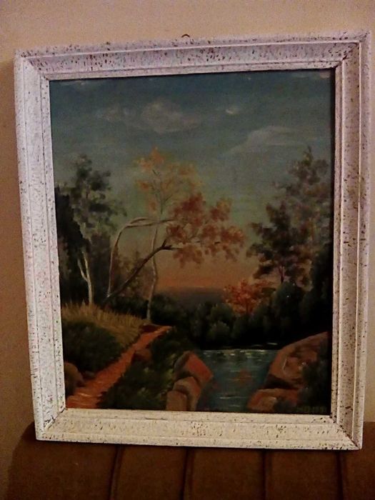 картина старинна крайпътна чешма