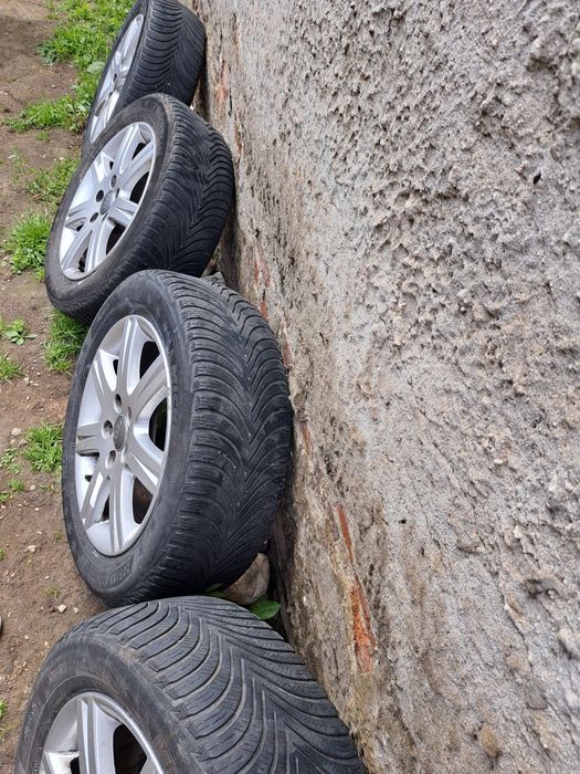 Vand jante + cauciucuri 5x112 R16