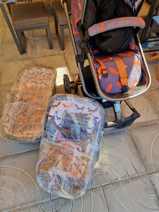 Комбинирана бебешка количка Cosatto Giggle Quad 3 + Подаръци!
