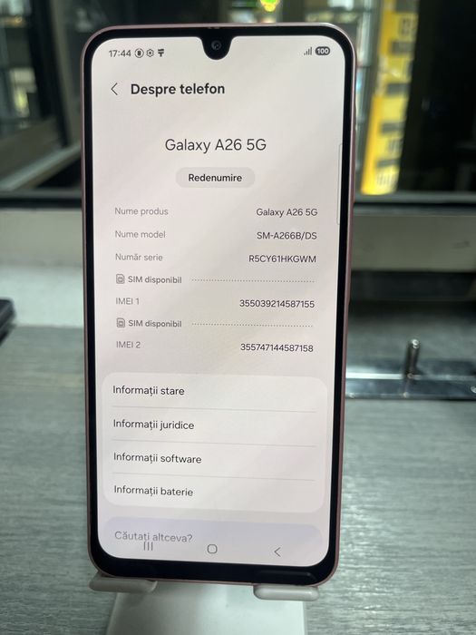 Telefon Samsung A26 5G . Ca nou