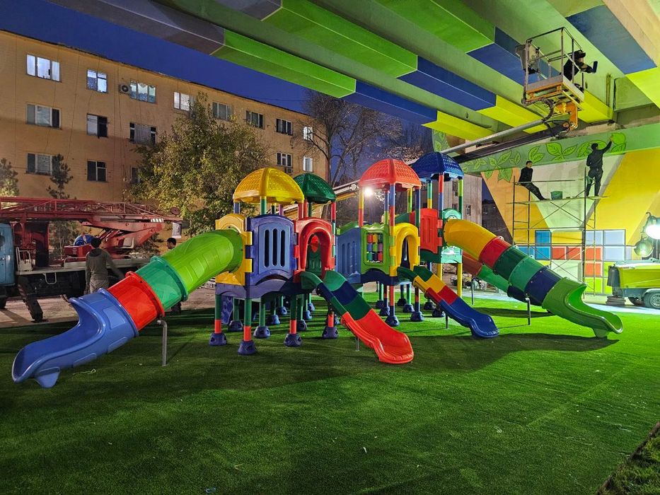 Производитель детских игровых площадок в Узбекистане JAMBO.UZ