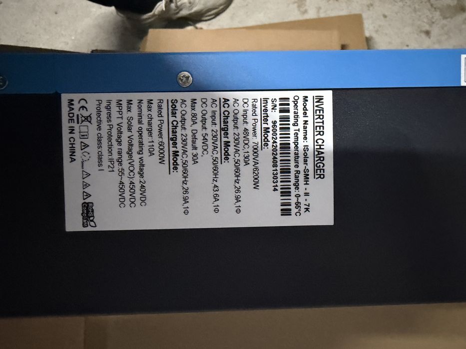 Invertor solar 6.2kw  si acumulatori MONBAT 10kw