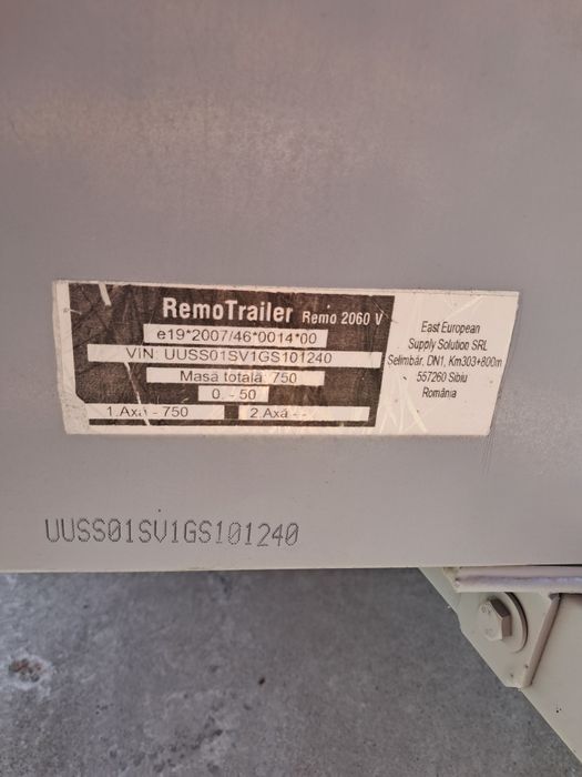 Remorcă de vânzare