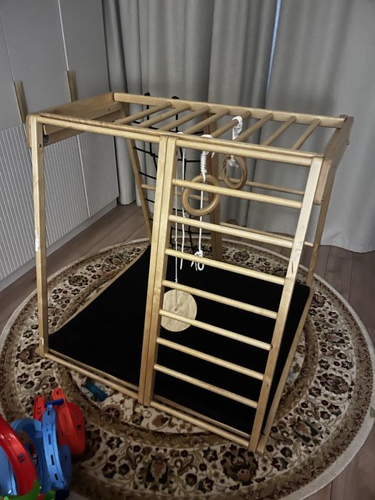 Деревянный, детский тренажер