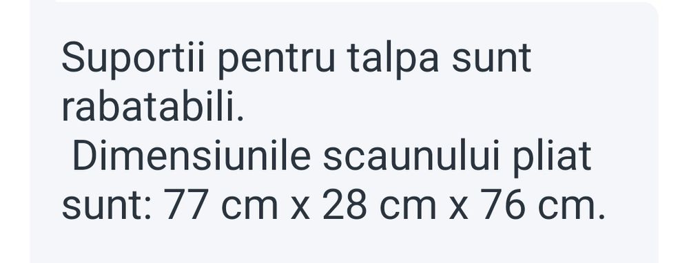 Vând scaun rulant nou.