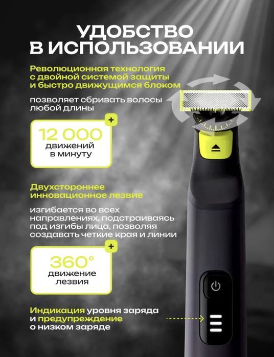 Триммер Philips OneBlade Pro 360 QP6531 новый