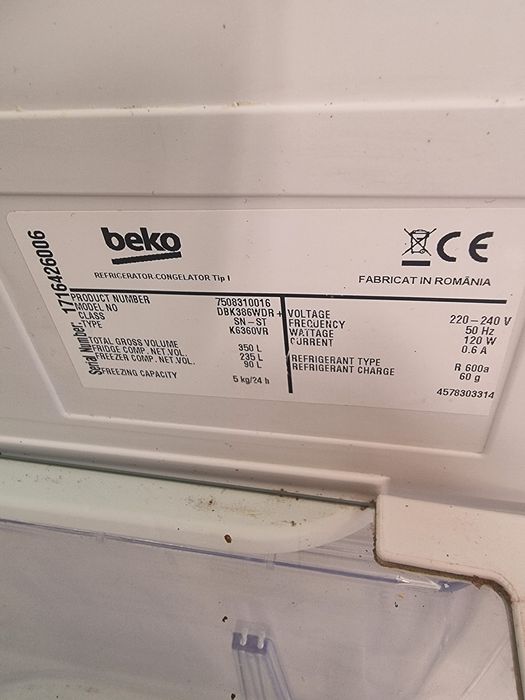 Combina frigorifica Beko