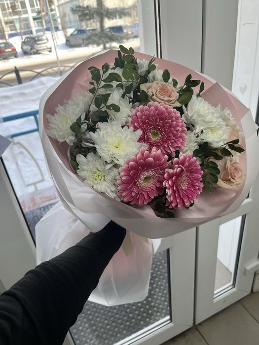 Тюльпаны, букеты, розы, кустовык розы