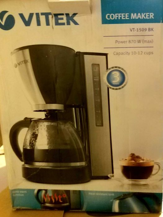Кофеварка капельная "Vitek-1509 BK"