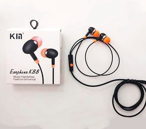 Наушники KIN K88 вакуумные с микрофоном